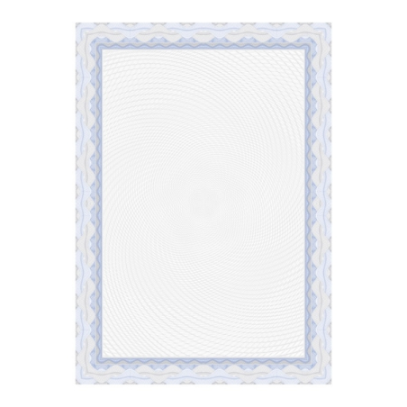 Apli Pack de 70 Feuilles de Papier pour Certificat - Design Spirale - 115gr - Idéal pour Certificats et Diplômes - Compatible