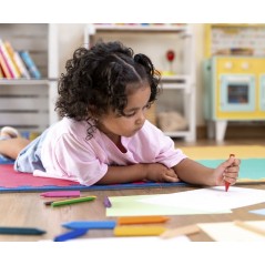 ✅ Jovi Triwax Étui de 12 Cires Triangulaires - Ne tache pas - Trait lisse - Excellente performance - Convient a en stock