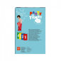 Apli Pack de 4 Sacs - Party Time Sack Race Game - Comprend un sac de rangement - Idéal pour l'extérieur - Favorise l'exercice