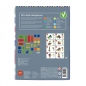 Apli Kit de Construction Educatif - 50 Pièces Flexibles - Favorise la Psychomotricité Fine - Améliore la Coordination Oeil-Main
