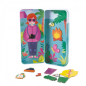 Boîte en métal Apli Tropical Magnet - 35 aimants - Favorise l'observation et l'imagination - Augmente la concentration et
