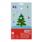 Apli Sachet d'Autocollants Sapin de Noël - Détails Métalliques - Adhésif Permanent - Idéal pour Scrapbooking et Décoration