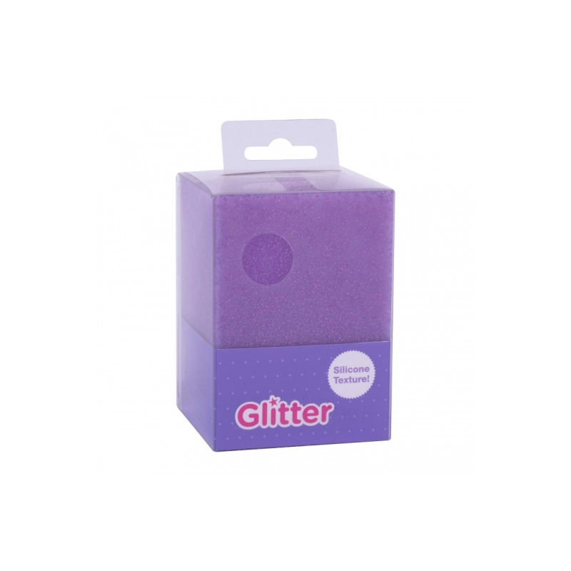 Apli Pot à Crayons en Silicone Collection Glitter - Doux au Toucher - Résistant et Flexible - Facile à Nettoyer - Polyvalent