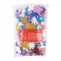 Apli Lot de 450 formes adhésives pailletées en EVA – Étoiles, cœurs, fleurs et papillons – Épaisseur 2 mm – Fermeture éclair