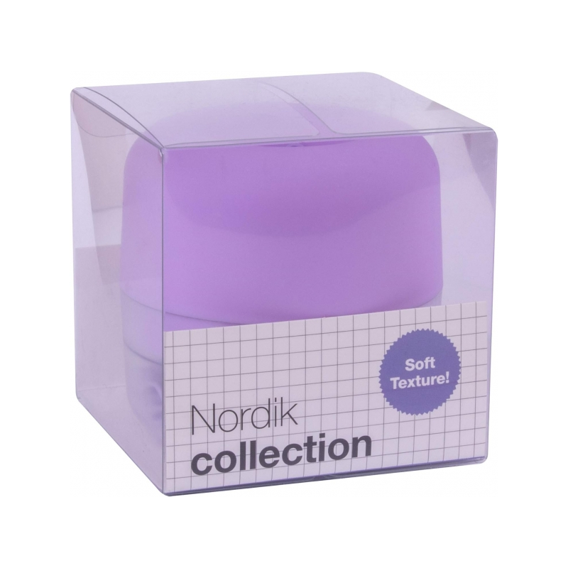 Distributeur de clips Apli Nordik Collection - Base translucide - Couvercle magnétique doux au toucher - Comprend 50 clips