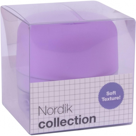 Distributeur de clips Apli Nordik Collection - Base translucide - Couvercle magnétique doux au toucher - Comprend 50 clips