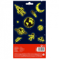 Apli Sachet de Stickers Espace - Luminescents - Adhésif Permanent - Idéal pour le Scrapbooking et la Décoration - Stimule la