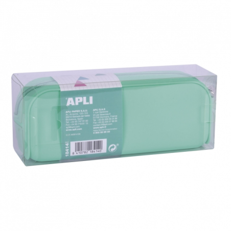 Coque en silicone Apli Nordik Collection - Soft Touch - Fermeture éclair - Souple et malléable - Résistante à l'eau - Facile à