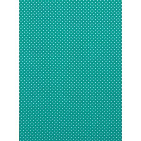 Apli Tissus adhésifs A4 - 4 feuilles avec imprimé à pois - Adhésif permanent - Idéal pour le scrapbooking et les travaux