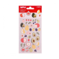 Apli Sachet d'autocollants aux fruits - Finition époxy - Adhésif permanent - Idéal pour le scrapbooking et la décoration