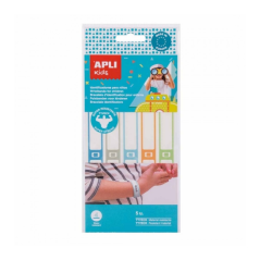 Bracelets d'identification Apli pour enfants - Doux et résistants - Étanches - Faciles à utiliser - Idéals pour les excursions