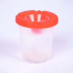 Pot de peinture en plastique Apli – Bouchon anti-basculement – Favorise la créativité – Pouvoir la concentration
