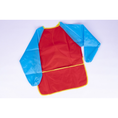 Apli Tablier/Manteau pour Peinture - Taille M - Poche à Outils - Fermeture Velcro au Dos - Idéal pour les Enfants de 3 à 5 Ans