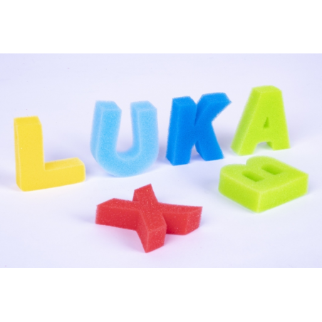 Apli ABC Tampons Éponges - 26 Lettres - Encourage la Créativité - Stimule les Compétences Manuelles