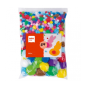 Apli Pack de 500 Pompons - Format MAXI - Idéal pour les écoles et les ateliers d'enfants - Stimule l'imagination et la