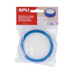 Apli Stamp Eponge Mouillante - Idéale pour Coller des Timbres - Tourner les Pages - Compter les Factures - Ouvrir les Sacs