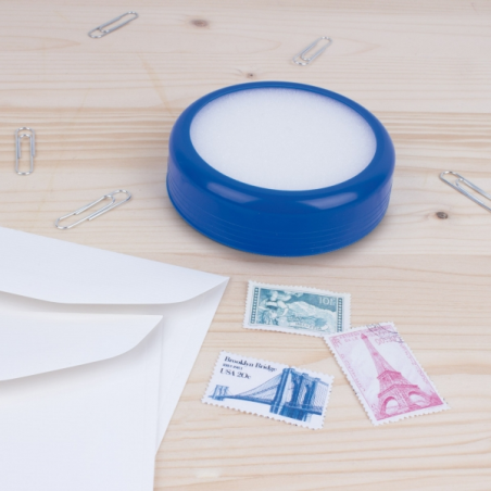 Apli Stamp Eponge Mouillante - Idéale pour Coller des Timbres - Tourner les Pages - Compter les Factures - Ouvrir les Sacs