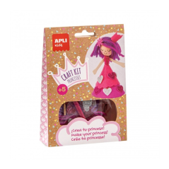 Apli Pink Princess Mini Craft Kit - Réduit le stress - Augmente l'estime de soi - Améliore la mémoire - Développe la