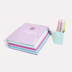 Apli Boîte de 25 housses PVC transparentes - Rabat auto-ajustable - Doublure facile en 3 étapes - Respectueuse de