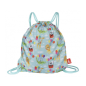 Sac en tissu Apli avec fermeture à cordon - Dessins d'animaux - Idéal pour la maternelle, l'école ou les excursions