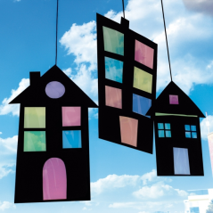 Bloc de papier cellophane Apli - Idéal pour les travaux manuels et le scrapbooking - Couleurs assorties