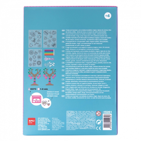 Kit Apli pour créer des bracelets et des perles avec du plastique magique - Rapide et simple - Haute qualité - Développe la