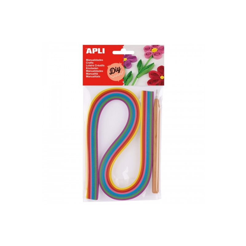 Kit Quilling Apli avec outil et 120 bandes de papier