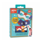 Apli Mini Craft Kit - Masque et manchettes de super-héros - Comprend 15 pièces et une corde élastique - Réduit le stress