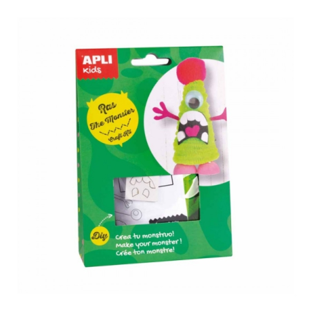 Apli Mini Craft Kit pour créer un monstre - Réduire le stress - Augmenter l'estime de soi - Améliorer la mémoire - Développer
