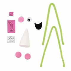 Apli Mini Craft Kit pour créer un monstre - Réduire le stress - Augmenter l'estime de soi - Améliorer la mémoire - Développer