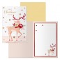 Dohe Nara Pack de 6 cartes de vœux de Noël avec enveloppe - Format fermé 11,5x17 cm, ouvert 23x17 cm - Papier offset - Imprimé