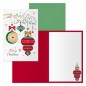 Dohe Cascabel Pack de 6 Cartes de Voeux de Noël avec Enveloppe - Format Fermé 11,5x17cm, Ouvert 23x17cm - Papier Offset