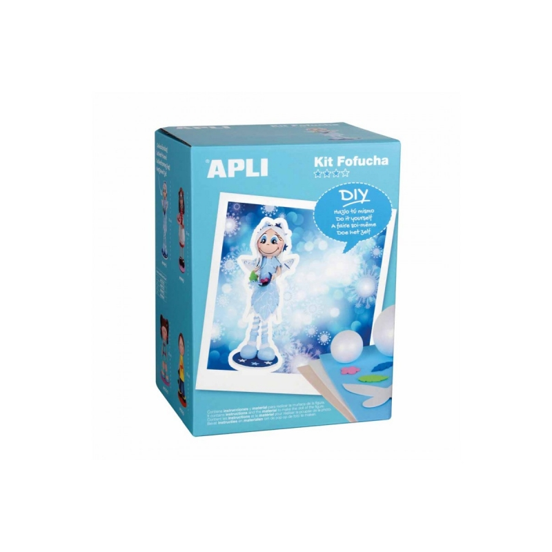 Apli Fofucha Fairy Craft Kit – Comprend du matériel complet – Motifs et instructions visuelles – Idéal pour les experts Fofucha