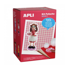 Apli Fofucha Pastry Craft Kit – Comprend du matériel complet – Motifs et instructions visuelles – Idéal pour les experts Fofucha