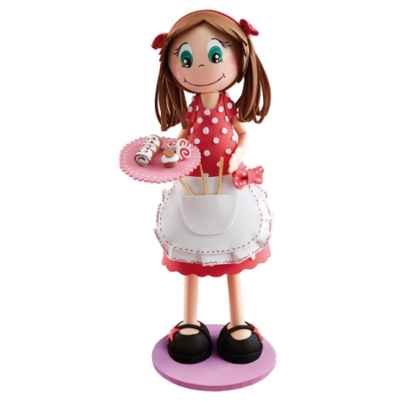 Apli Fofucha Pastry Craft Kit – Comprend du matériel complet – Motifs et instructions visuelles – Idéal pour les experts Fofucha