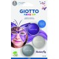 Giotto Make Up Butterfly Pack avec 3 maquillages pour le visage sur le thème des papillons - Se lave à l'eau - Testé