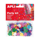Apli Sac à confettis en forme de fleur – Idéal pour les fêtes et les travaux manuels – Couleurs assorties