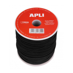 Apli Bobine de ficelle élastique - Durable - Flexible - Facile à couper et à nouer - Idéal pour les travaux manuels - Couleur