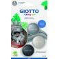 Giotto Make Up Dinosaur Pack avec 3 maquillages pour le visage sur le thème des dinosaures - Se lave à l'eau - Testé