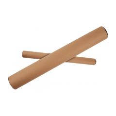 Tube en carton Apli pour documents – Comprend des bouchons en plastique noir – Convient aux formats A3/A2 – Idéal pour les