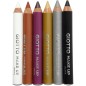 Giotto Make Up Metallic Pack de 6 crayons cosmétiques - Se lave à l'eau - Testé dermatologiquement - Couleurs métalliques