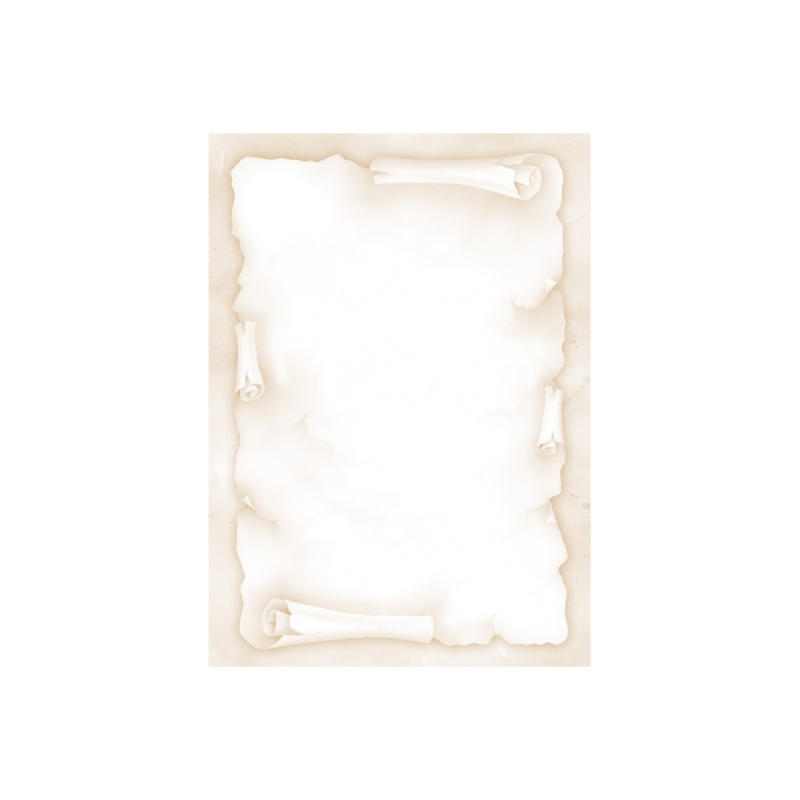 Apli Pack de 20 feuilles de papier à thème parchemin - 90gr - Impression couleur - Idéal pour les invitations et les travaux