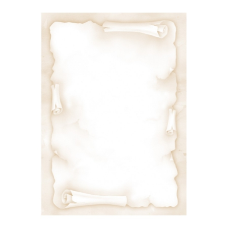 Apli Pack de 20 feuilles de papier à thème parchemin - 90gr - Impression couleur - Idéal pour les invitations et les travaux