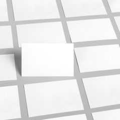 Cartes de Visite Blanches Microperforées Apli - Finition Mat - Papier Cartonné 200gr - Compatibles Imprimantes Jet d'Encre et