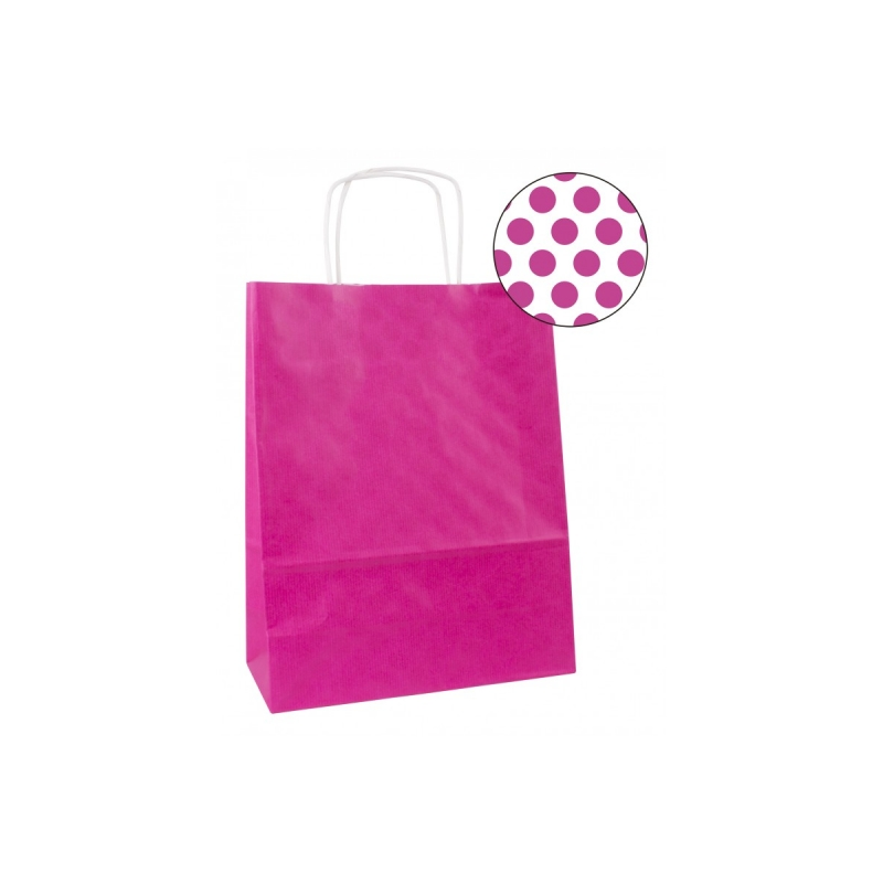 Apli Pack de 50 Sacs Kraft - Grande résistance à la casse - Anses recourbées pour faciliter le transport - Réutilisables et