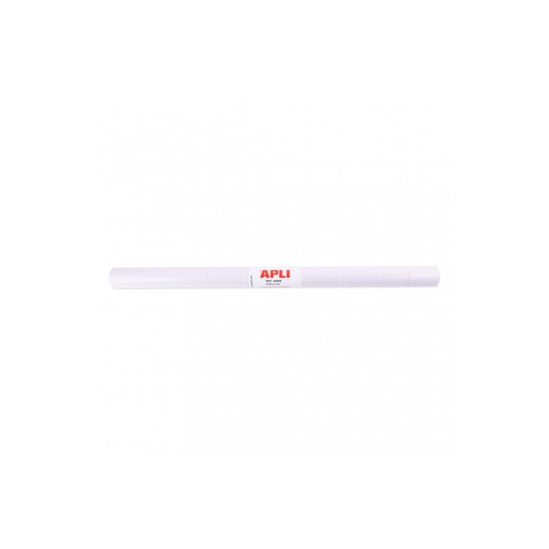 Apli Rouleau Polypropylène Transparent - Adhésif Repositionnable - Système Easy Peel - Grille de Précision - Haute Résistance