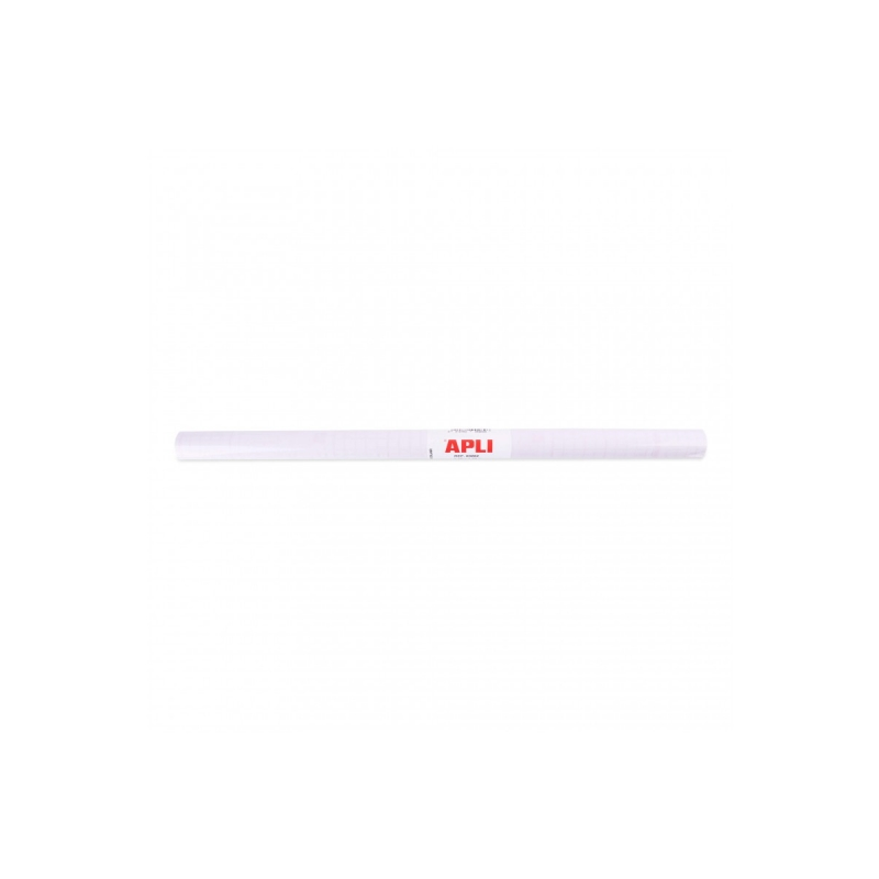 Apli Rouleau Polypropylène Transparent - Adhésif Repositionnable - Système Easy Peel - Grille de Précision - Haute Résistance