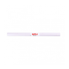 Apli Rouleau Polypropylène Transparent - Adhésif Repositionnable - Système Easy Peel - Grille de Précision - Haute Résistance