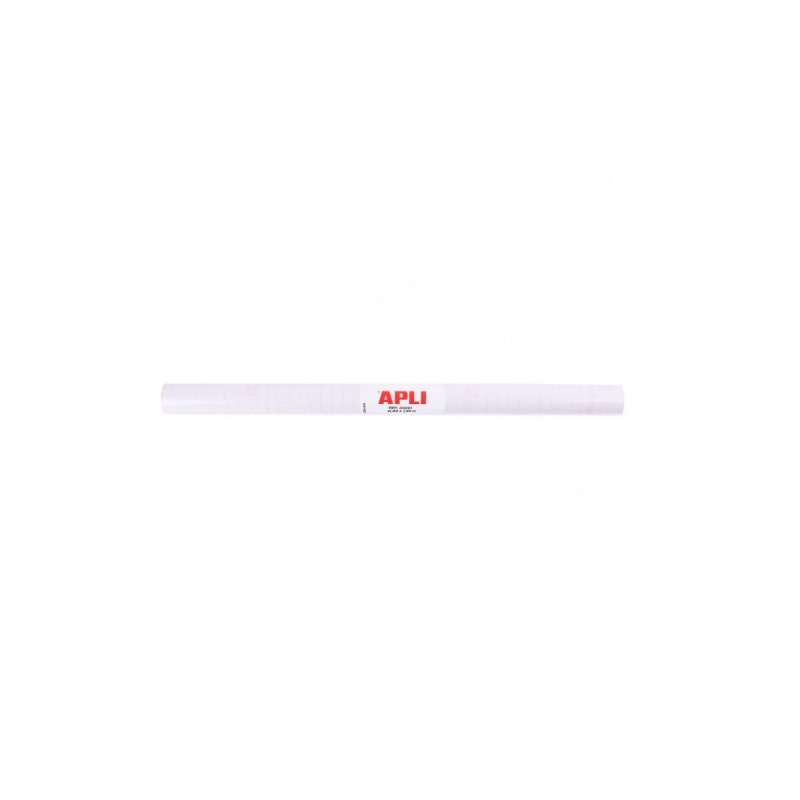 Apli Rouleau Polypropylène Transparent - Adhésif Repositionnable - Système Easy Peel - Grille de Précision - Haute Résistance