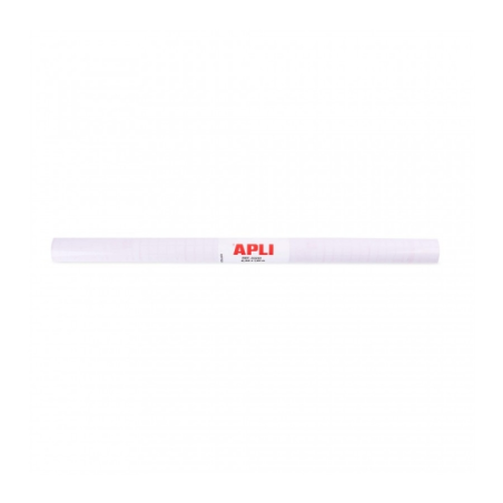 Apli Rouleau Polypropylène Transparent - Adhésif Repositionnable - Système Easy Peel - Grille de Précision - Haute Résistance
